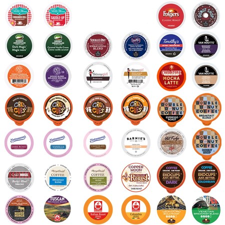 Perfect Sampler Perfect Samplers Coffee Variety Pack, Assorted Coffee-40 Ct WM-PS-Coffee-40